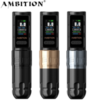 Ambitieus Soldaat Max 2400mAh Dubbele Lager Professionele Direct Drive Draadloze Tattoo Pen Machine Gun voor Artiesten Lichaamskunst