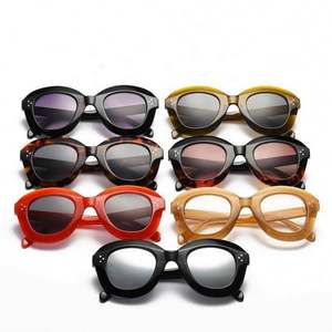 Gafas de Sol de Moda Vintage 2019, Gafas de Sol de Lujo con Remaches, Montura Grande, Protección UV400 para Mujer - Product Image 6