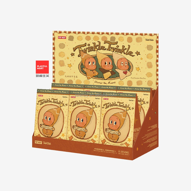Hot Original Wholesale Popmart Twinkle Twinkle Savor the Moment Series-Fresh-Baked Mini Cookies Plush Pendant Blind Box for Gift