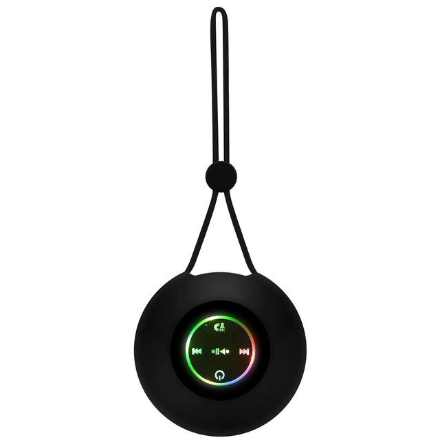 Waterproof IPX4 Wireless Portable Speakers with LED Light Loud HD Sound and Bass for Travel Beach Shower