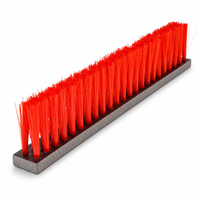 Brosse à bande en nylon à base plate de 300 mm pour balayeuse de voirie, brosse de nettoyage industrielle, bloc de brosse, taille personnalisée
