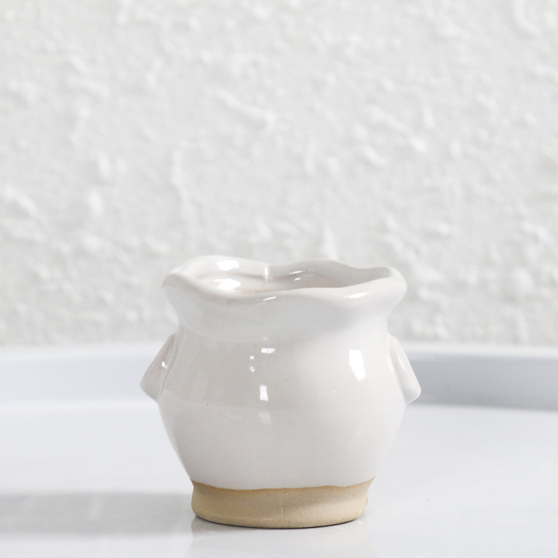 Wave Flower Pot [White]