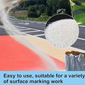 Cuentas de polvo de cuentas de vidrio reflectantes de muestra gratis para pavimento, estacionamiento, pasos de peatones, entradas, aeropuertos, tráfico - Product Image 6