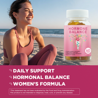 Gummies Chinaherbs à Marque Blanche Sans Sucre, Véganes, Sans OGM, Sans Gluten, Équilibre Hormonal, pour Femmes, Menstruations, SPM, Ménopause, Adultes