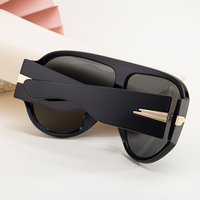 Lunettes de soleil surdimensionnées Partagas pour femmes, avec logo personnalisé, protection UV400, style mode, vente en gros