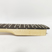 Manche de guitare électrique LP 24 frettes, noir mat, touche en palissandre naturel, incrustation en forme d'hirondelle, tirant de tension double action, pièces de guitare