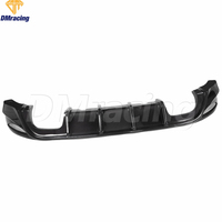Lèvre de diffuseur de pare-chocs arrière en fibre de carbone style OETTINGER pour VW GOLF 7 GTI MK7 2014-2018