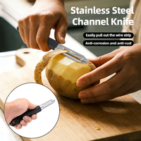 Fabrieksdirect PP antislip handvat multifunctionele roestvrijstalen fruitboor appel schiller boor snijder voor huishoudelijk gebruik