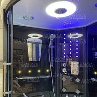Baignoire Jacuzzi avec douche vapeur, cabine de douche japonaise, salle de bain complète, cabine de douche vapeur et salle de douche vapeur combinée