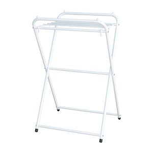 Tendedero de ropa plegable en forma de X, tipo vertical, organizador de ropa móvil para interiores y exteriores, para uso en el hogar, balcón y para bebés. - Product Image 2