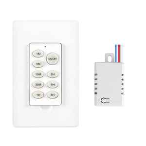 Nhà công nghiệp không dây đồng hồ đếm ngược <span class=keywords><strong>Remote</strong></span>-1Min-8H có thể điều chỉnh cài đặt 30m phạm vi Pin hoạt động <span class=keywords><strong>LED</strong></span> chỉ số - Product Image 1