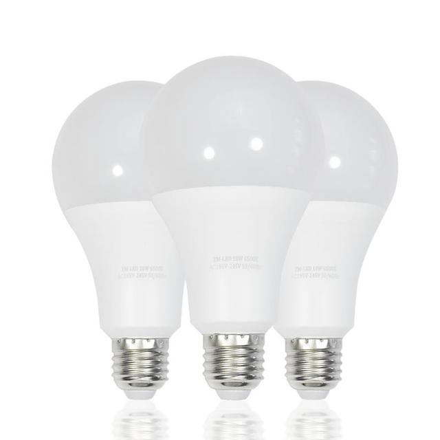 Best Brightness 110v 220v Led Lamp 3w 5w 7w 9w 12w 15w 18w Led Light Bulbs B22 E27 A19 A60 Led Bulb
