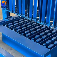 Machine manuelle portable WJ 4-45 pour la fabrication de briques en ciment, machine à blocs économe en énergie pour les projets de construction à faible coût et les bâtiments ruraux