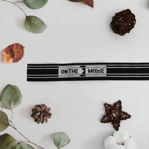 Cinta Elástica Personalizada al por Mayor con Logotipo Impreso, Spandex/Nylon de 25mm, para Uso en Prendas de Vestir, Marca HH4K - Product Image 4