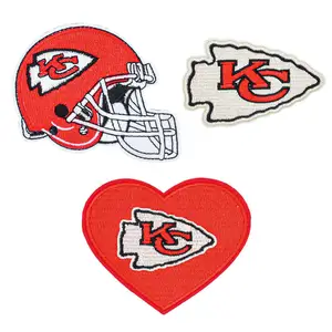 2024 New Designs Kansas city chiefs embroidered nfl patches in stocks for sale