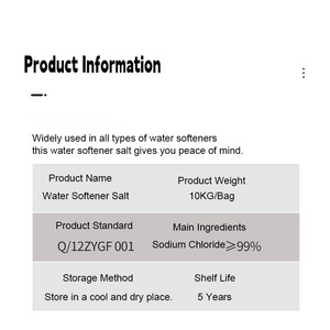 Tablettes de <span class=keywords><strong>sel</strong></span> de chlorure de sodium pour <span class=keywords><strong>adoucisseur</strong></span> d'eau domestique à prix abordable pour le traitement de l'eau - Product Image 6
