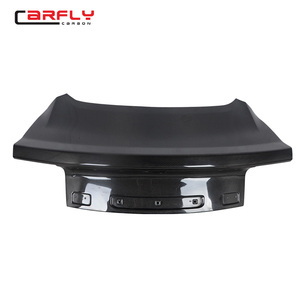 Tapa de Maletero de Fibra de Carbono 3K Estilo OEM para Mustang 2015+ de <span class=keywords><strong>Carfly</strong></span> Carbon - Actualización Ligera con Fijación por Tornillos - Product Image 2