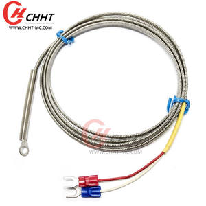 สายคัดกรองโลหะ SS 4มม. 5มม. 6มม. 14มม. เซ็นเซอร์วัดอุณหภูมิเทอร์โมคัปเปิล - Product Image 2