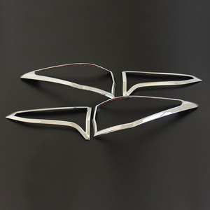 Protector de Luz Trasera Cromado ABS para <span class=keywords><strong>Toyota</strong></span> Fortuner, Accesorios, Cubierta de Luz Trasera, Moldura 2015 2017 <span class=keywords><strong>2022</strong></span> <span class=keywords><strong>SW4</strong></span> - Product Image 2