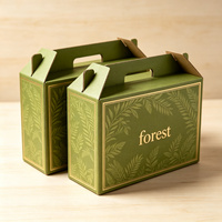 Forest Packing Maßgefertigte 6-Flaschen-Wein-Wellpappbox mit Umweltfreundlichem Griff & Modischem Aufdruck