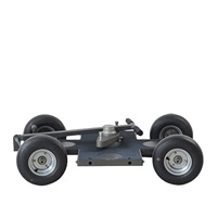 NSH Quad Dolly Aluminium Push the Mobile Slider Dolly Équipement de film de piste de haute qualité Caméra Flexible Universal Move Filming