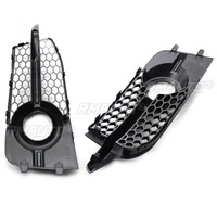 Bumper Grille Fog Light Frame Lower Grille For Audi A1 8X 2011-2014 Front Bumper Trim Panel Accessories