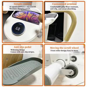 Équipement de gymnastique aérobie Stepper Bicycle Petit Cross Bike <span class=keywords><strong>Elliptique</strong></span> Trainer Mini Exercice <span class=keywords><strong>Elliptique</strong></span> Machine Pour La Maison - Product Image 5