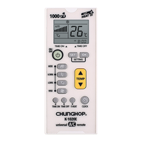Télécommande universelle AC CHUNGHOP K-1020E 1000 en 1 pour climatiseur