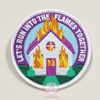 Nouveau Patch de broderie de coeur de conception de lettre personnalisée pour repasser les accessoires de vêtements autocollants décoratifs en tissu