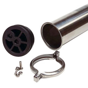 ตัวเรือนเมมเบรน RO แบบไร้รอยต่อ Meigu 4040 SS304 พร้อมข้อต่อ <span class=keywords><strong>Victaulic</strong></span> แบบเปิดเร็ว ป้องกันการกัดกร่อน สำหรับการบำบัดน้ำกร่อย - Product Image 2