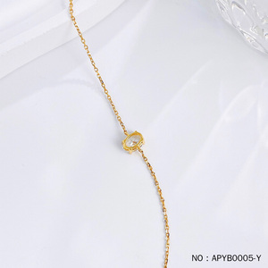 <span class=keywords><strong>Bracelet</strong></span> en or 18 carats avec <span class=keywords><strong>diamant</strong></span> de laboratoire DK 1CT pour les mariages ou les fêtes de cadeaux, simplicité et luxe accentués par des diamants - Product Image 5