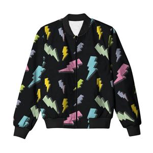 Custom Size Pattern Printed Winter Classic Bomber <b>Jacket</b> <b>Men</b> New Arrival Full Zipper Fashion <b>Long</b> Fabric Material Reversible - Product Image 4