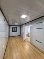 Maison conteneur extensible en placage de bois