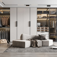 Armoires de luxe personnalisées pour chambre à coucher, meubles, systèmes de vêtements, armoires en bois, conception d'armoires
