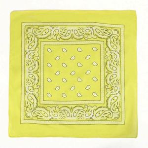 Fashion 18 Colors Paisley Printed Cotton Bandanas Recycled Bandana Square <b>Head</b> <b>Wraps</b> Kerchief Neck Scarf Novelty Cotton Bandanas - Product Image 3