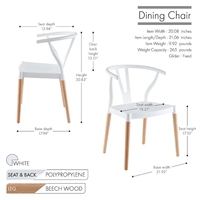 Accoudoir design de luxe cuisine en plastique turquoise chaise de salle à manger blanche chaises de jardin pieds en bois de hêtre mobilier d'extérieur