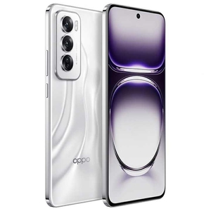 OPPO Reno12 con schermo dritto Android Live picture 8250 core di punta 12GB + 256GB argento smart foto AI immagine 5G cellulare