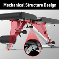 Nouvelle version améliorée : Banc de musculation réglable multifonction pliable pour exercices à domicile et entraînement de force