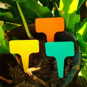 NewFida10 Colors Option Waterproof Outdoor <b>Nursery</b> Garden Labels T-Type PP Plastic Plant Name Tags Planting Seedling Stake Tags - Product Image 4