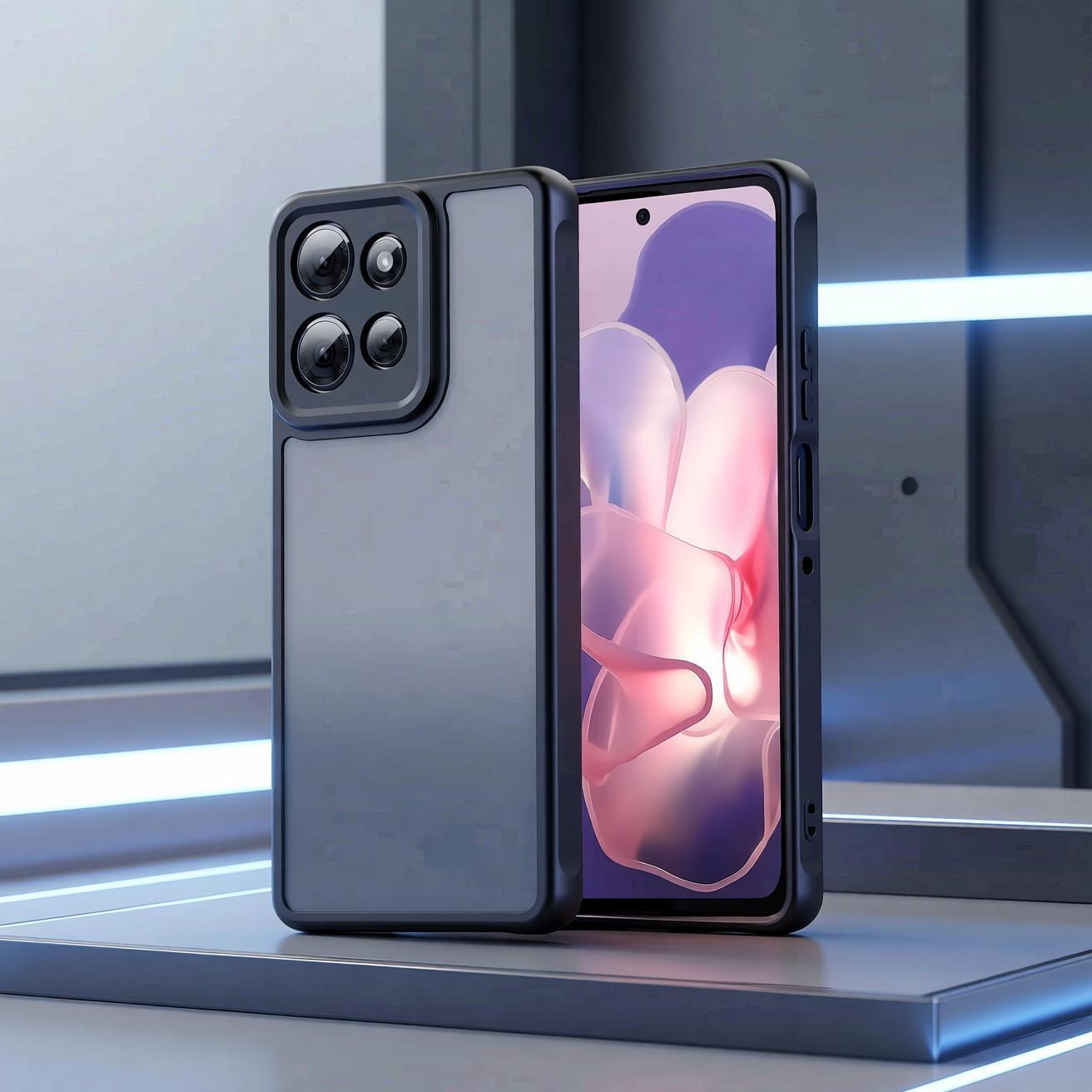 <strong>For</strong> Motorola G Play <strong>2026</strong>/2025, Lightweight Semi-transparent Frosted Protective <strong>case</strong> <strong>Stylish</strong> 9 Colors Fundas Carcasa