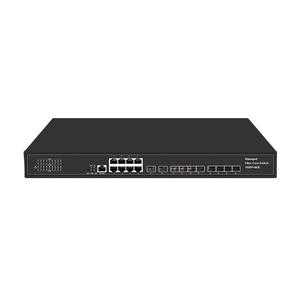 Conmutador de Fibra Óptica Gigabit de 16 SFP y 9 RJ45, OEM/ODM de Fábrica, Conmutador Ethernet Administrado para Empresas, Convertidor de Medios de Fibra - Product Image 2