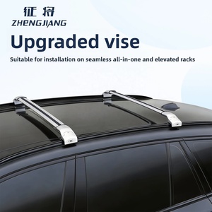 Barres transversales de toit SHIJIA en alliage d'aluminium épaissi, style étau, <span class=keywords><strong>porte</strong></span>-bagages, lot de 2, capacité de charge 70 kg, sans perçage requis - Product Image 1