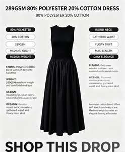 Robe longue en maille noire style Hepburn vintage en polyester pour femme, nouvelle robe de soirée cintrée à la taille coupe trapèze européenne et américaine - Product Image 2