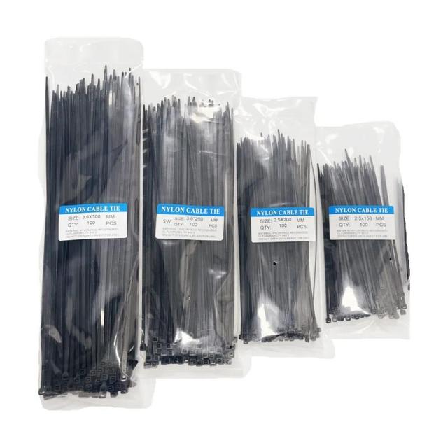 China Factory UV Protected Rosh CE Nylon 66 Material Plastic Self-locking Cables Nylon Tie