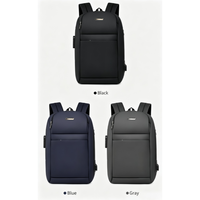 Sac à dos unisexe personnalisé avec logo, imperméable, pour ordinateur portable, sac de voyage, doublure en polyester, fermeture éclair, style décontracté, écologique, portable