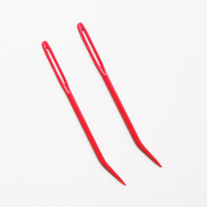 Plastic Curved <b>Sewing</b> Needles Red Hand <b>Sewing</b> Knitting Craft Tools 200 <b>Sets</b> Mixed Colors GZ01 - Product Image 1