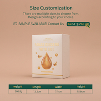 Boîte en carton personnalisée pour flacon de complément alimentaire, boîte cadeau en carton rigide pour l'emballage de produits de santé en gros