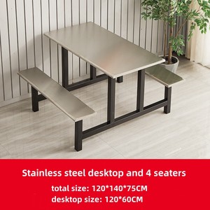 Good Quality University School <strong>Canteen</strong> <strong>Tables</strong> and Chairs <strong>Canteen</strong> Dining <strong>Table</strong> and Stool From Verified Sellers - Product Image 4
