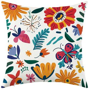New cross-border colorful floral ultra-soft pillowcase for living room, <b>sofa</b>, car seat, party decoration, cushion, <b>pillow</b>, and - Product Image 2