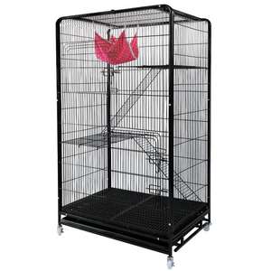 Tre strati della gabbia per gatti vendita calda gabbie per gatti gabbia per trasporto pieghevole - Product Image 6